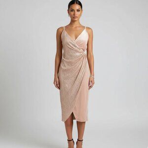 Cupshe Sequin Velvet  Dress